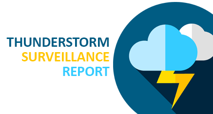 Thunderstorm surveillance report